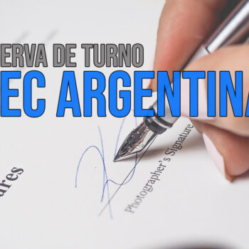 Reserva de turno MEC Argentino documentos